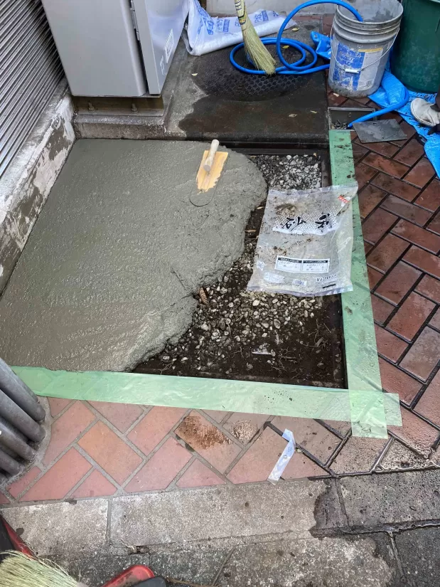 渋谷区　笹塚ビル　共用ゴミ置き場工事 イメージ画像