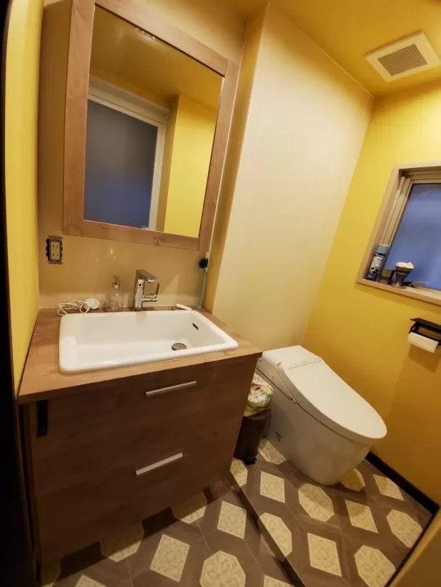 調布市　トイレ・洗面台リフォーム イメージ画像