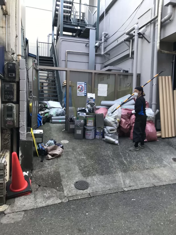 渋谷区　マンションゴミ置き場改修工事 イメージ画像